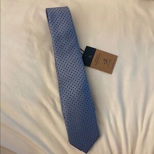 Blue Patterned Men's Tie by Charles Tyrwhitt